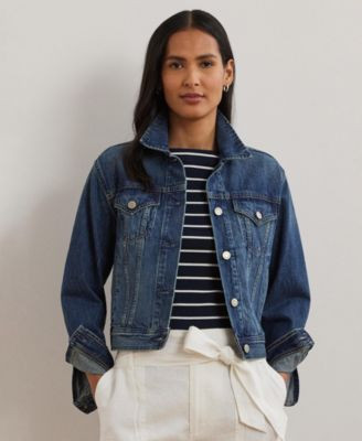 Women's Denim Trucker Jacket | Macy's