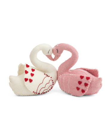 7x13in Valentine's Swan Couple | TJ Maxx