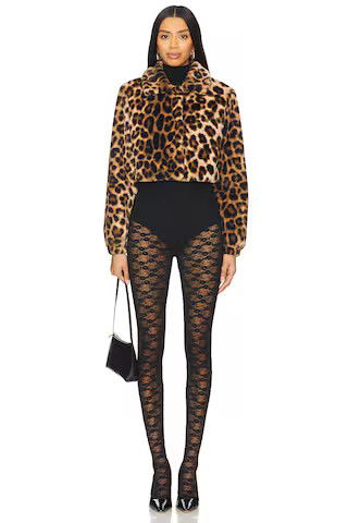 Valdis Faux Fur Jacket in Brown | Revolve Clothing (Global)