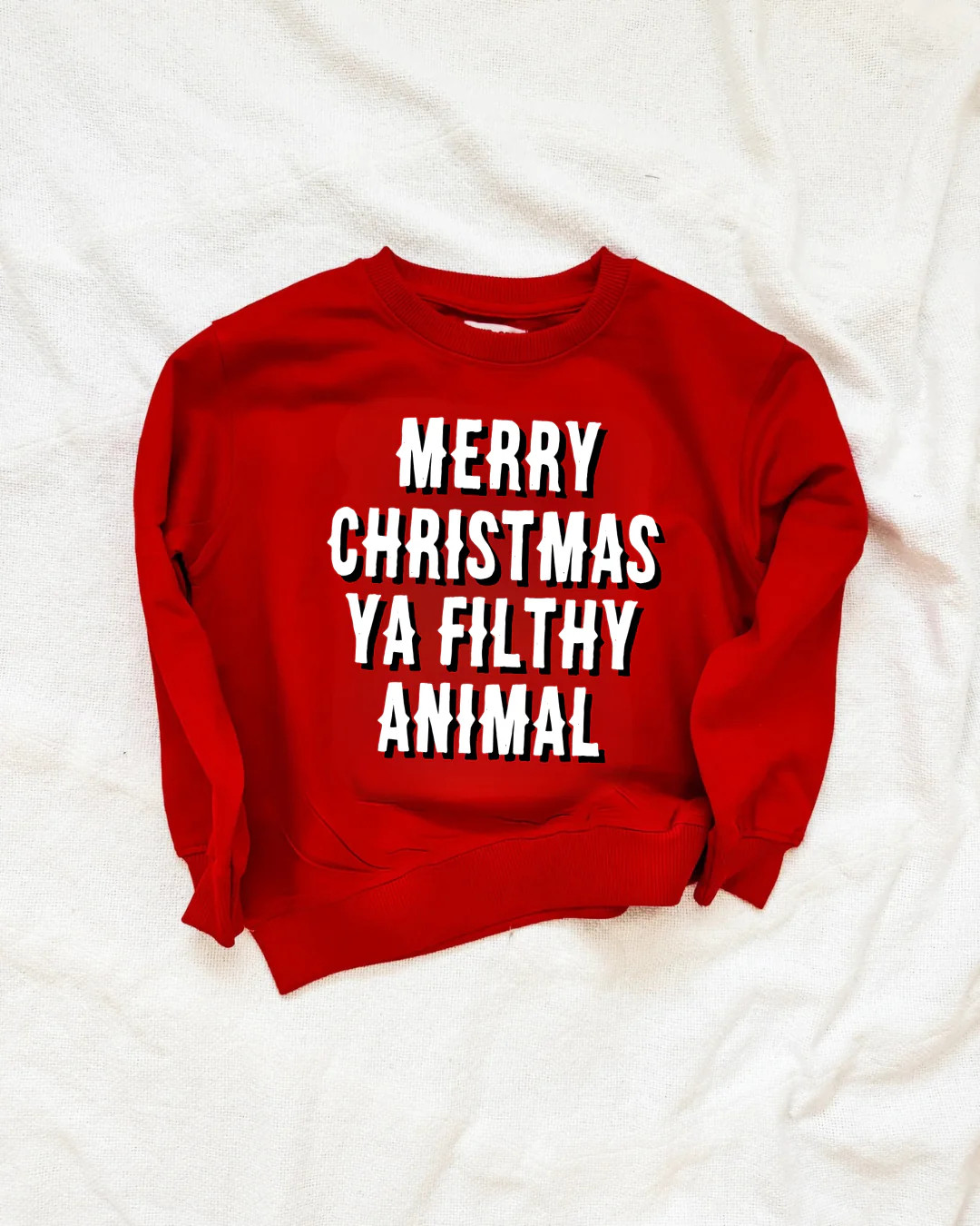 FILTHY ANIMAL sweatshirt (red) | June+Grey