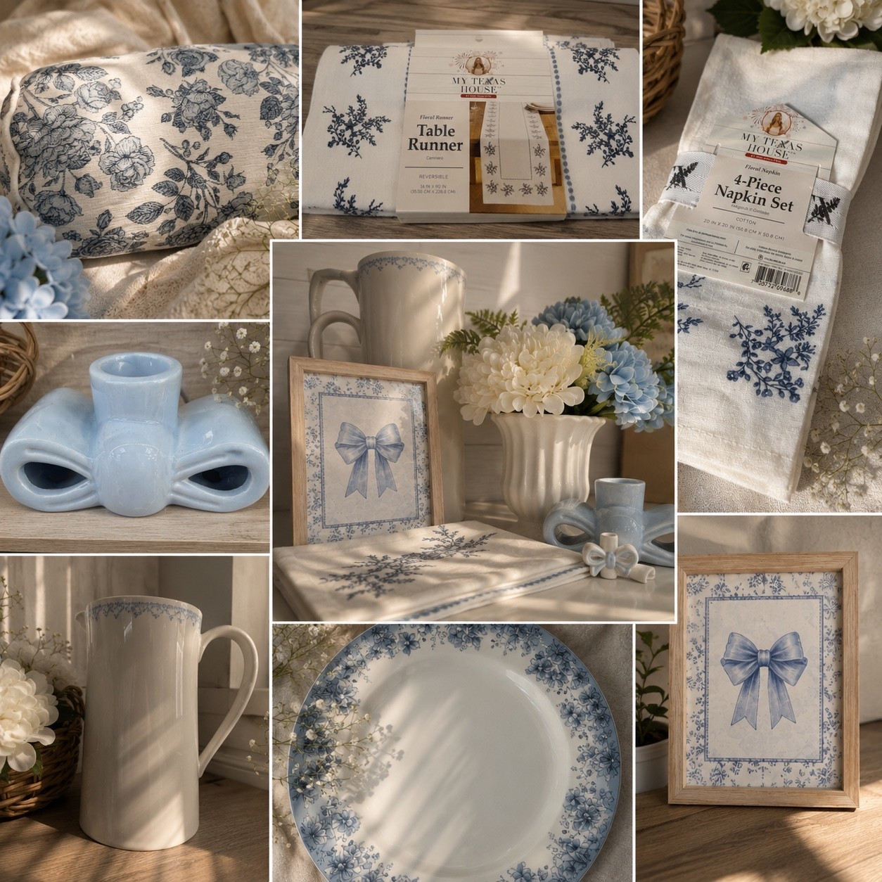STOP scrolling… this blue & white home collection looks WAY more expensive than it is 🤍🩵✨
From the floral plates to the prettiest bow accents and cozy cottage-inspired details, these finds instantly make your home feel elevated, timeless, and designer-inspired without the designer price tag.
I’m obsessed with how soft, elegant, and high-end this whole collection looks together 😍 Perfect for spring hosting, shelf styling, kitchen decor, or giving your space that effortless “Pinterest home” vibe.
Save this for your next home refresh & shop these gorgeous finds before they’re gone 🛒✨

#LTKHome #LTKSeasonal