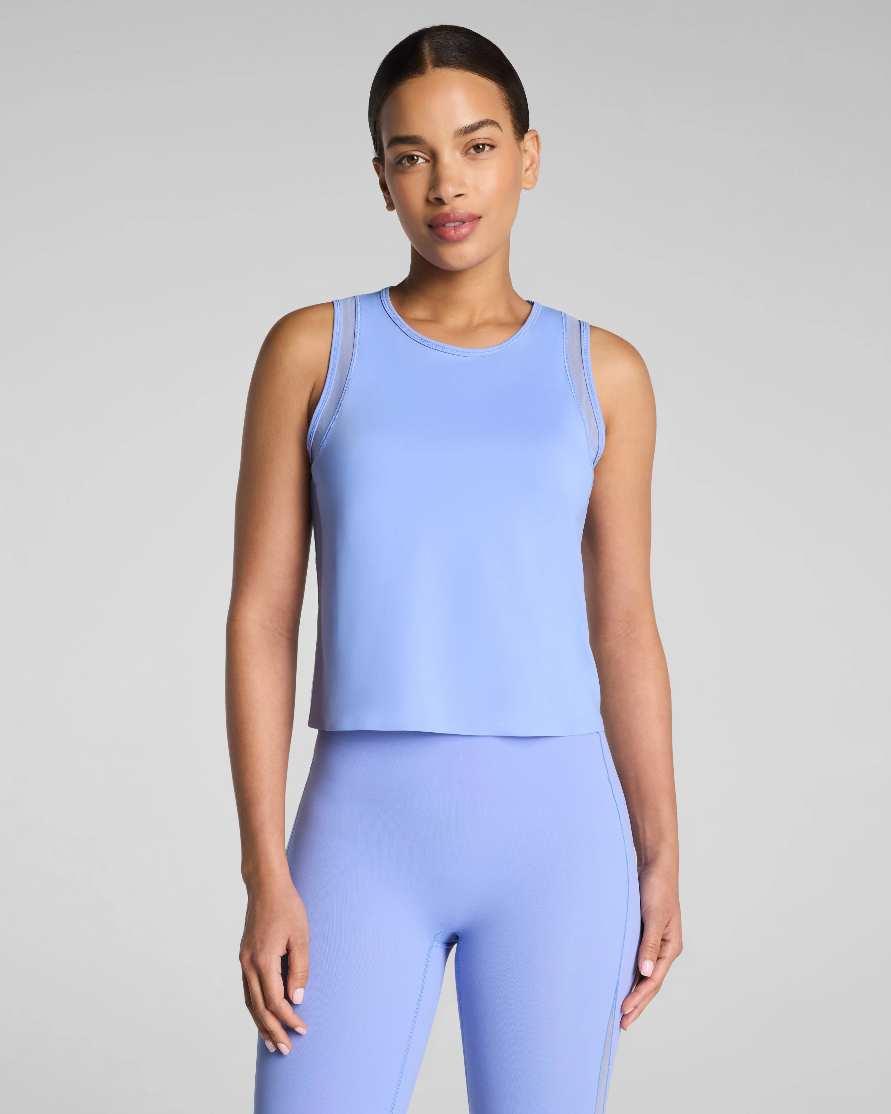 SPANX® BodyLine Sheerious Crewneck Tank | Breathable Performance Tank | Spanx