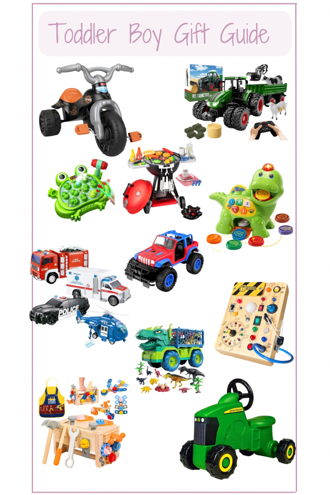 Great gift ideas for boys 1-3 years old. 

#LTKHoliday #LTKGiftGuide #LTKKids