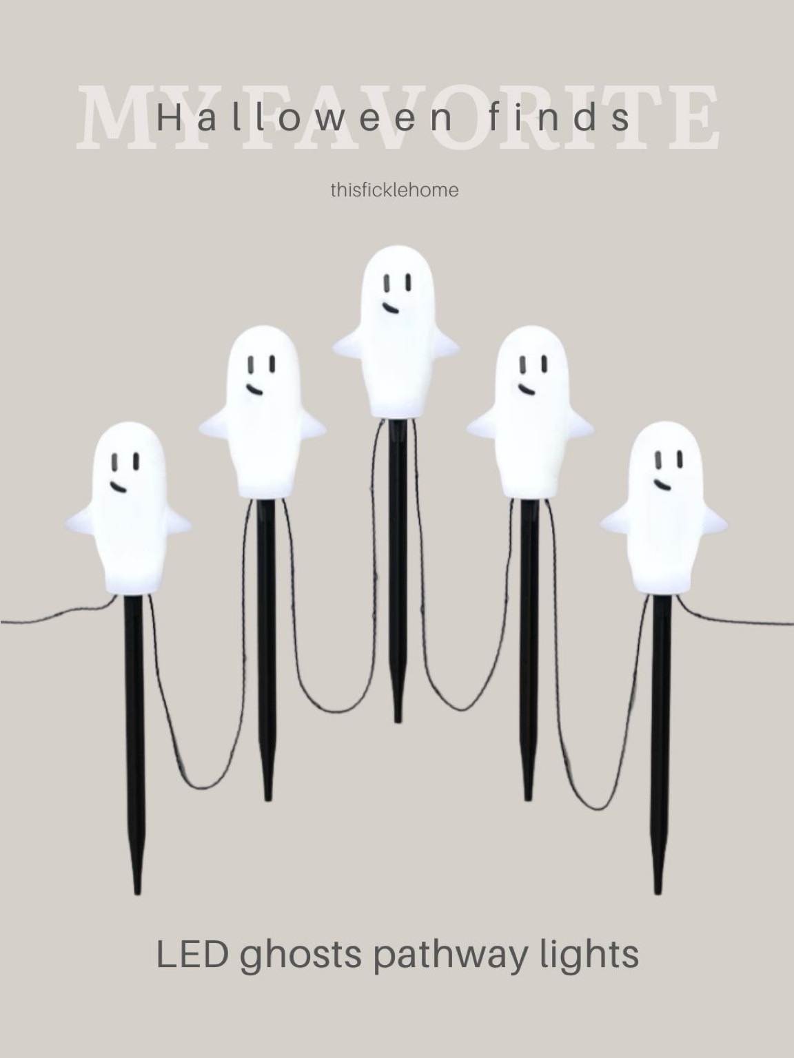 Outdoor Halloween decor

LED ghost pathway lights. Battery operated Halloween pathway lights. Affordable Halloween decor. Simple outdoor Halloween decor. 

#LTKHalloween #LTKHome