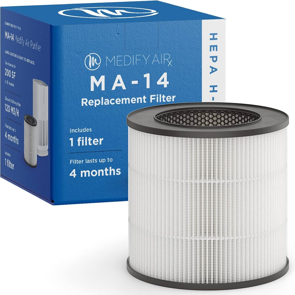 Medify MA-14 Genuine Replacement Filter for Allergens, Smoke, Wildfires, Dust, Odors, Pollen, Pet... | Amazon (US)