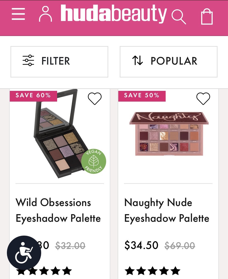 Huge Amazing Sale on some of my FAVORITE Huda beauty eyeshadow palettes is now on on  HB  website for black Friday. 

#LTKBeauty #LTKHoliday #LTKCyberWeek