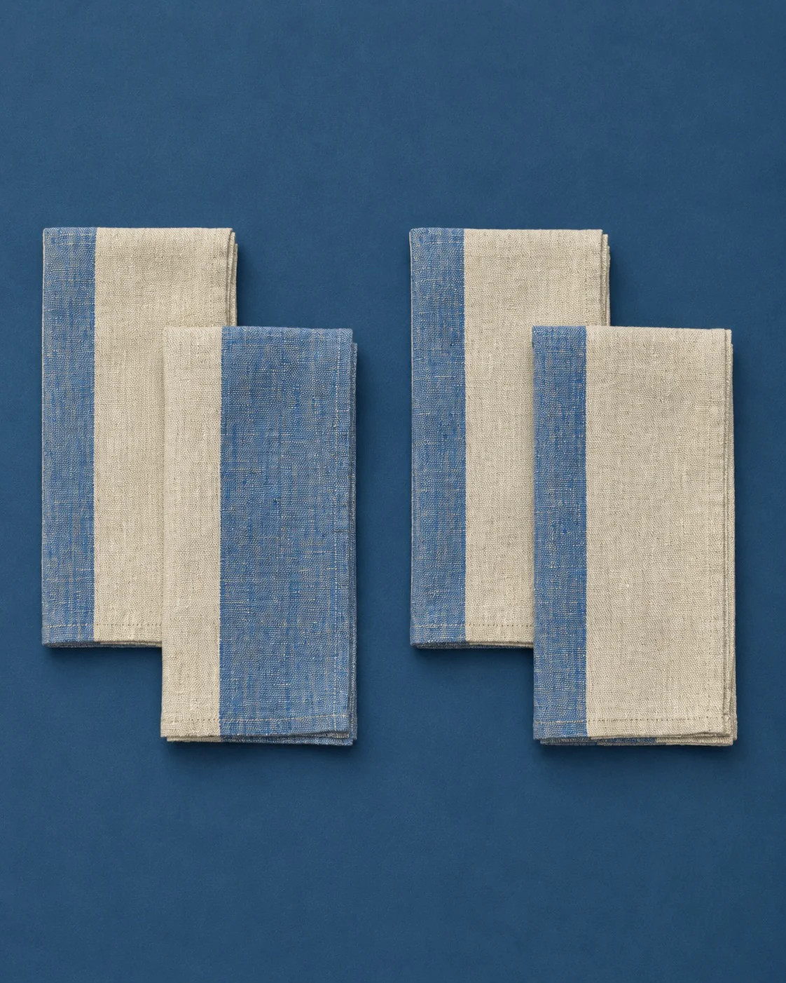 Venice Stripe Linen Napkins (Set of 4) | McGee & Co. (US)