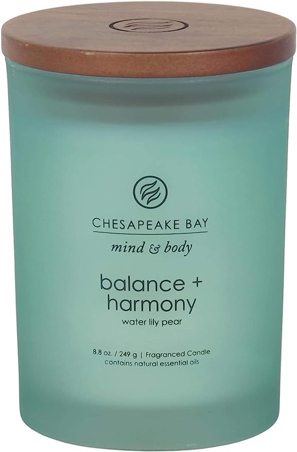 Chesapeake Bay Candle Scented Candle, Balance + Harmony (Water Lily Pear), Medium | Amazon (US)