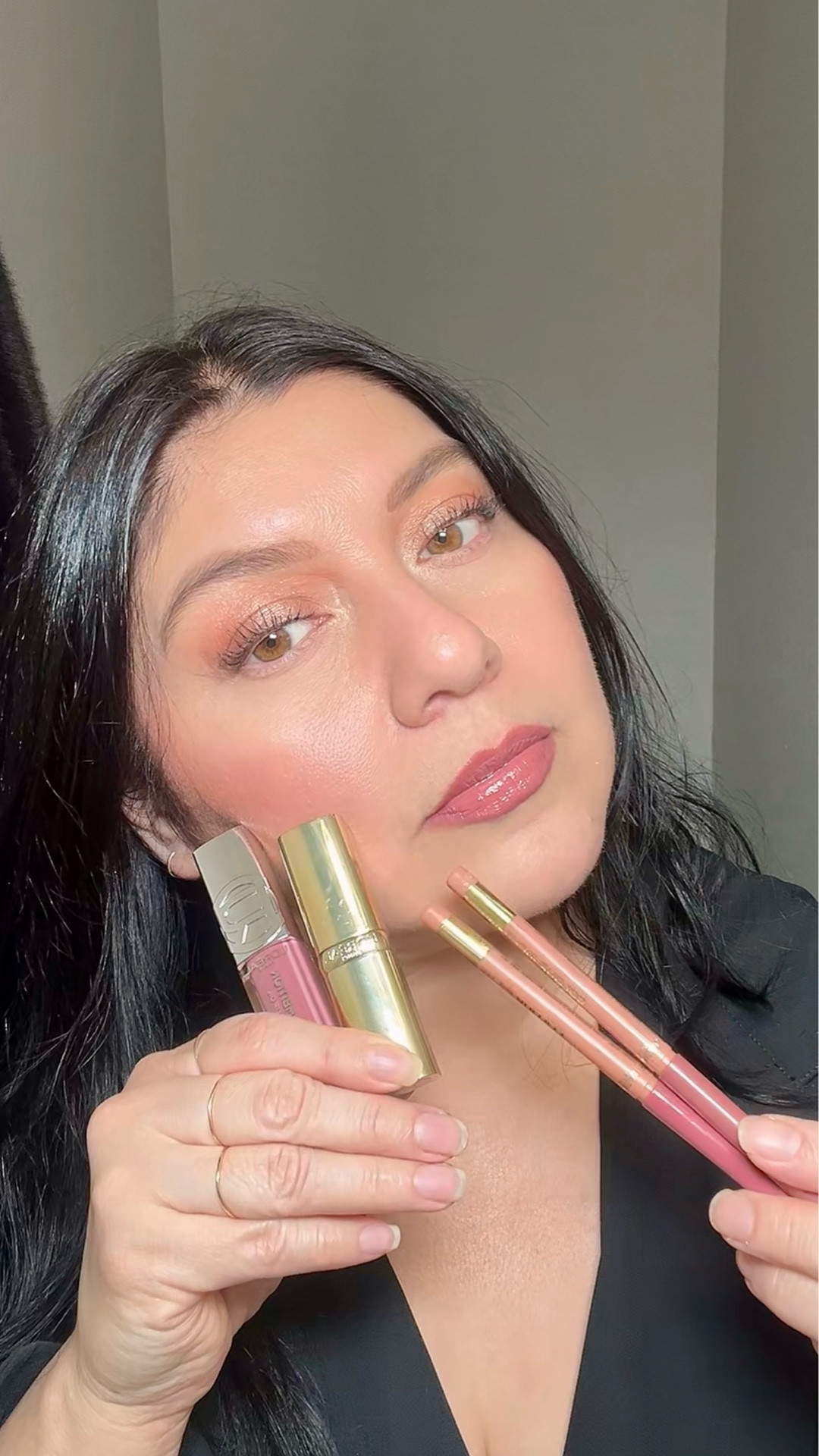 💋 The Perfect Nude Lip Trio – L’Oréal “Worth It” Collection.
If you’ve been searching for the ultimate everyday nude lip, THIS is it!
I’m obsessed with this L’Oréal “Worth It” combo because it looks high-end but is totally affordable and the formula feels incredible on the lips.
Step 1: Lip Liner
Creamy, smooth, and long-wearing. Shapes and slightly plumps the lips without tugging. The nude-pink tone is the perfect match to everything.
Step 2: Colour Riche Satin Lipstick
A hydrating, creamy satin finish loaded with vitamin E & argan oil. One swipe gives rich color that flatters every skin tone. The OG “your lips but better.”
Step 3: Gloss 
Glassy shine without the stick! Infused with hyaluronic acid & peptides for hydration and a subtle plump. Wear alone or layer on top for that luxe, juicy lip.
The perfect liner + lipstick + gloss combo… because you’re WORTH IT. ✨

#LTKOver40 #LTKFindsUnder100 #LTKBeauty