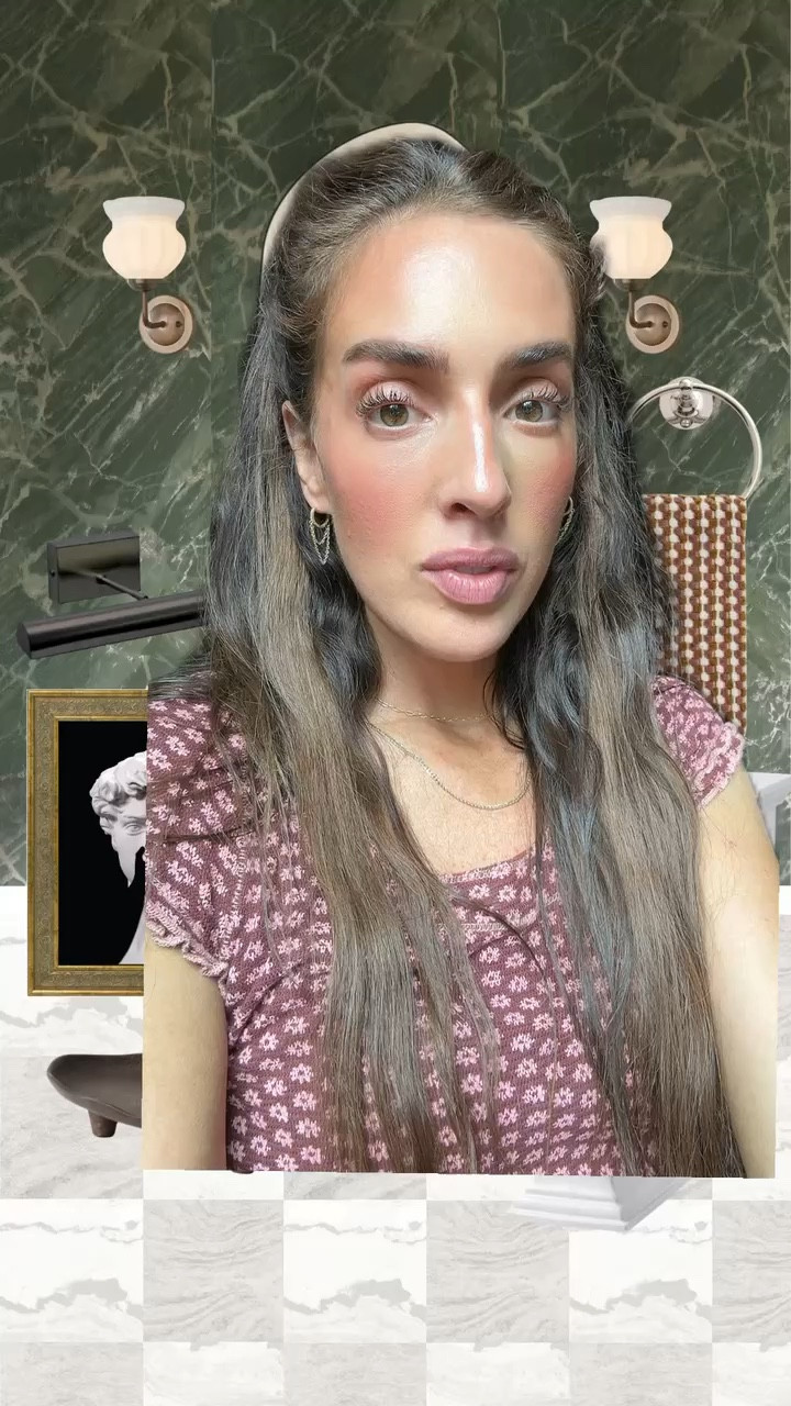 I’ve been having so much fun putting together mood boards inspired by our new CLJ x Wallpops wallpaper! This powder bath was inspired by our Jade wallpaper in the Jasper color way. I love the tone on tone sink so much and the oblong mirror to make it a bit modern and then the traditional sconces to balance it out.

Peel and stick marble wallpaper, polished nickel towel ring, freestanding concrete sink, bronze picture light, gold picture frame, marble bust art print, kohler toilet, bronze footed tray, bathroom trash can, marble peel and stick tile, hand towel

#LTKStyleTip #LTKHome #LTKVideo