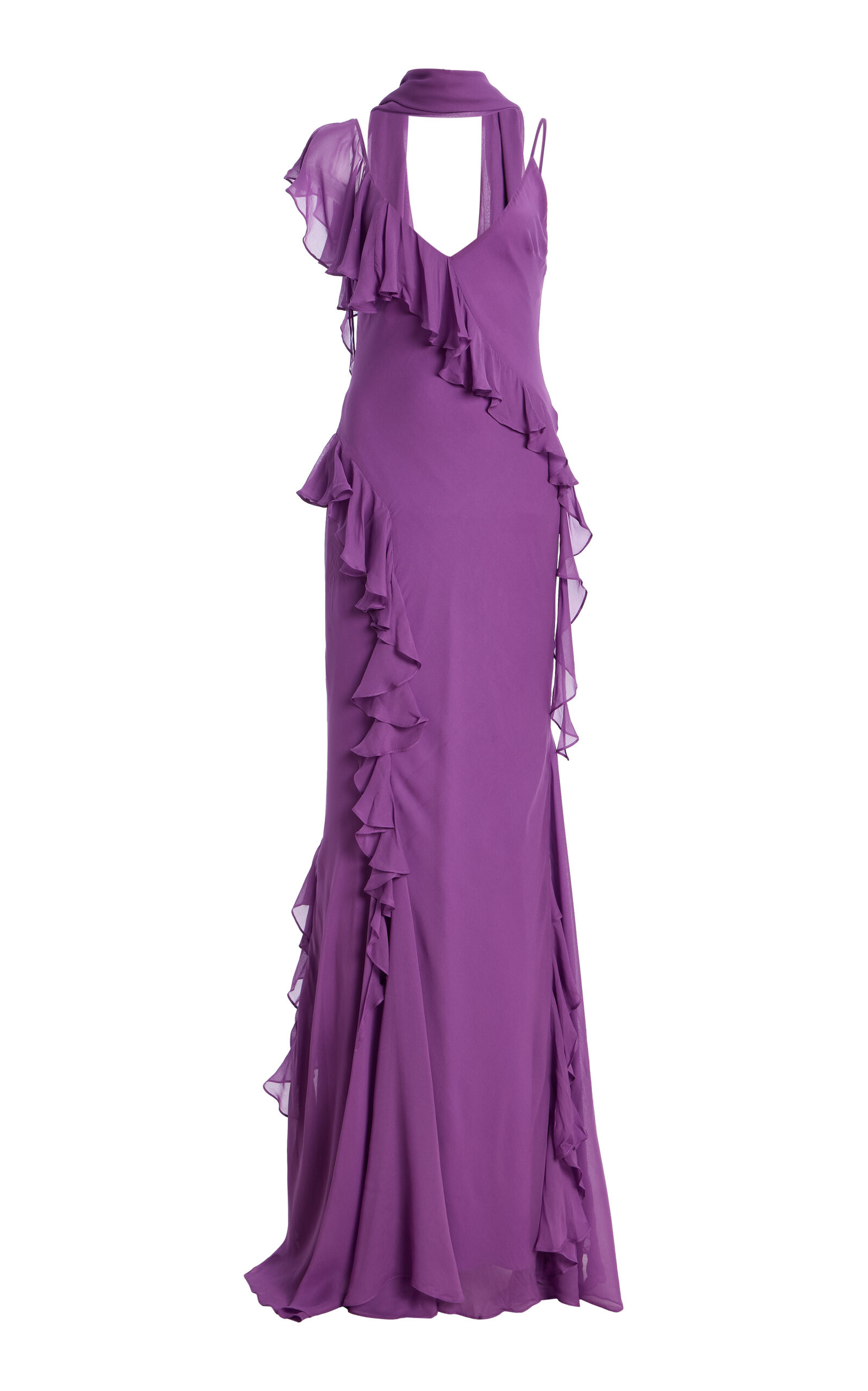 Mayara Ruffled Georgette Maxi Dress | Moda Operandi (Global)