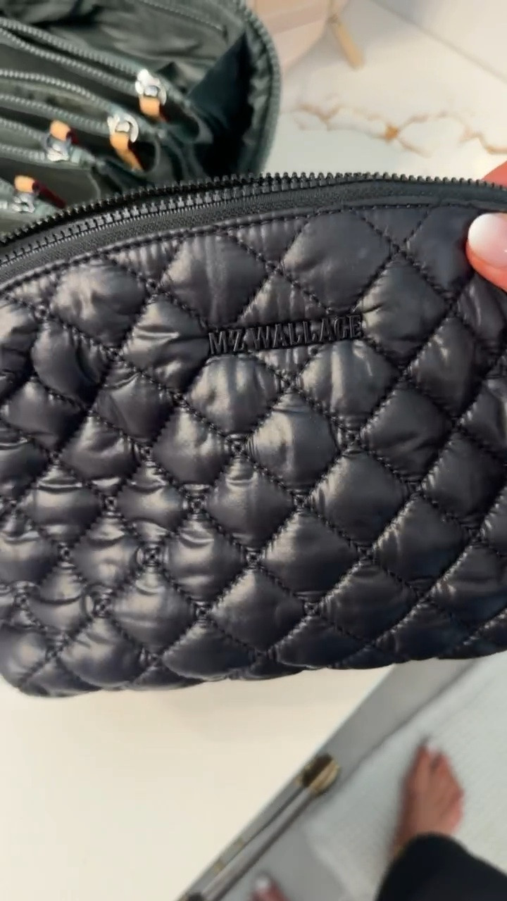 Two quilted MZ Wallace cosmetic cases that make organizing beauty essentials easy at home or while traveling.

travel cosmetic bags, quilted makeup bags, beauty travel essentials, MZ Wallace, cosmetic case, makeup bag, travel organizer, beauty organizer, travel accessories, toiletry bag

#LTKOver40 #LTKTravel