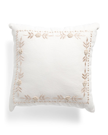 20x20 Everly Embroidered Pillow | Throw Pillows | Marshalls | Marshalls