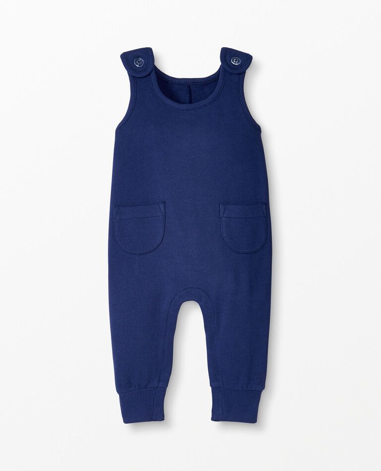 Baby Pocket Overalls In Organic French Terry | Hanna Andersson