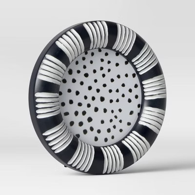4" x 4" Circle Kiln Tabletop Frame Black/White - Opalhouse™ | Target