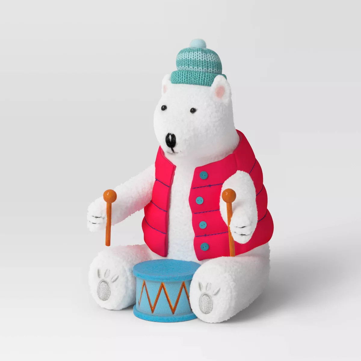 Fabric Polar Bear Christmas Animal Figurine - Wondershop™ | Target