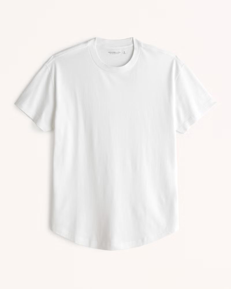 Essential Curved Hem Tee | Abercrombie & Fitch (US)