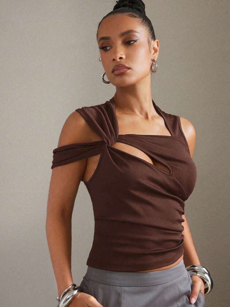 Hauture Sexy Hollow-Out Casual Women Tank Top | SHEIN