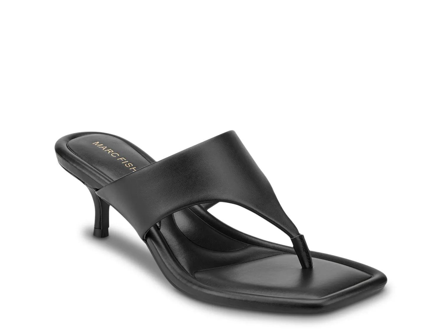 Marc Fisher Yael Sandal | Women's | Black | Size 6.5 | Sandals | DSW