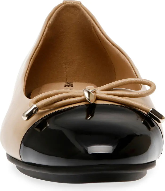 Anne Klein Luci Cap Toe Ballet Flat (Women) | Nordstrom | Nordstrom