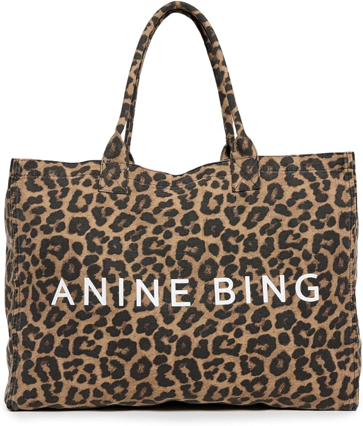 ANINE BING Women's Leo Canvas Tote | Amazon (US)