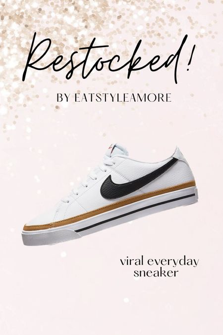 Viral Nike everyday womens sneaker is back in stock! The perfect neutral shoe for any outfit 

#LTKunder100 #LTKshoecrush