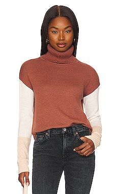 Tularosa Edina Sweater in Brown & Tan Multi from Revolve.com | Revolve Clothing (Global)