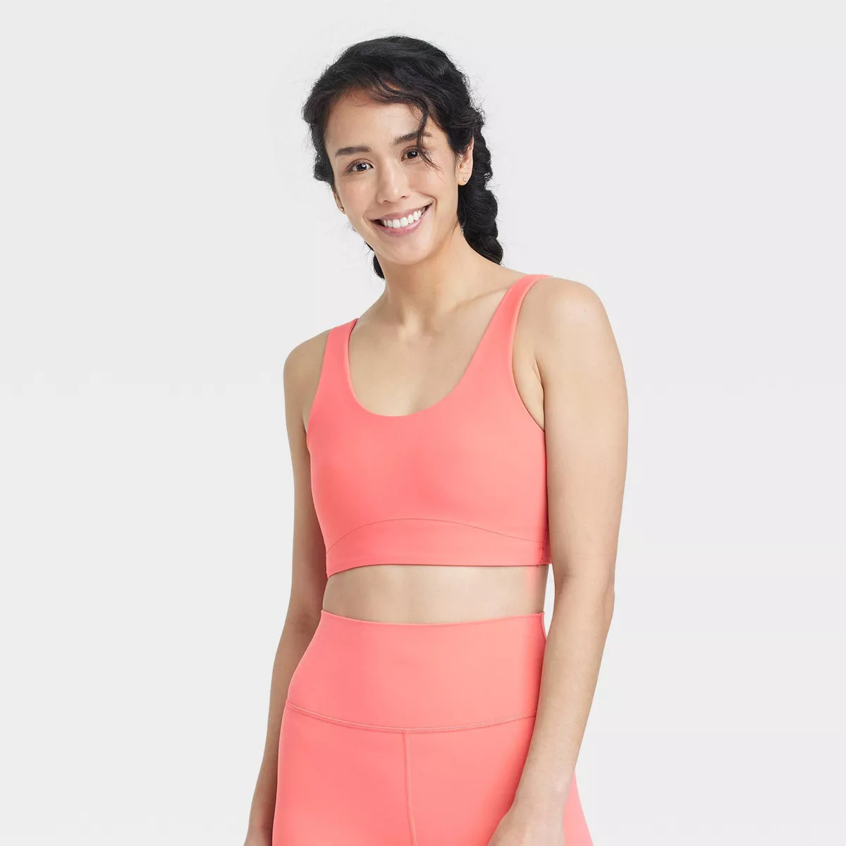 Women's Everyday Soft Medium Support Longline Sports Bra - All In Motion™ | Target