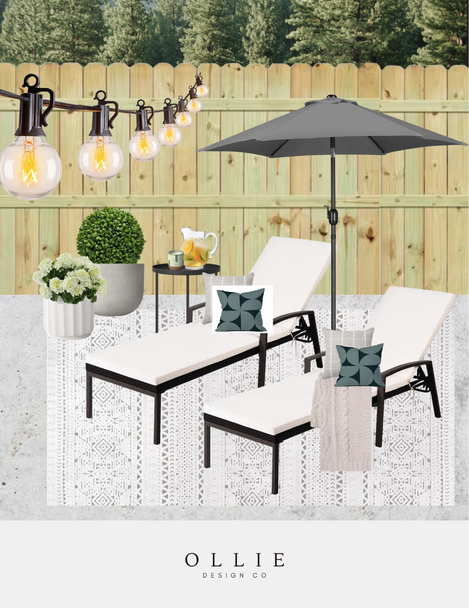 Get your patio ready for those warm summer days with these affordable patio finds…
#olliedesignco
#target
#amazon
#patio
#patiofurniture
#outdoorliving

#LTKFind #LTKhome #LTKSeasonal