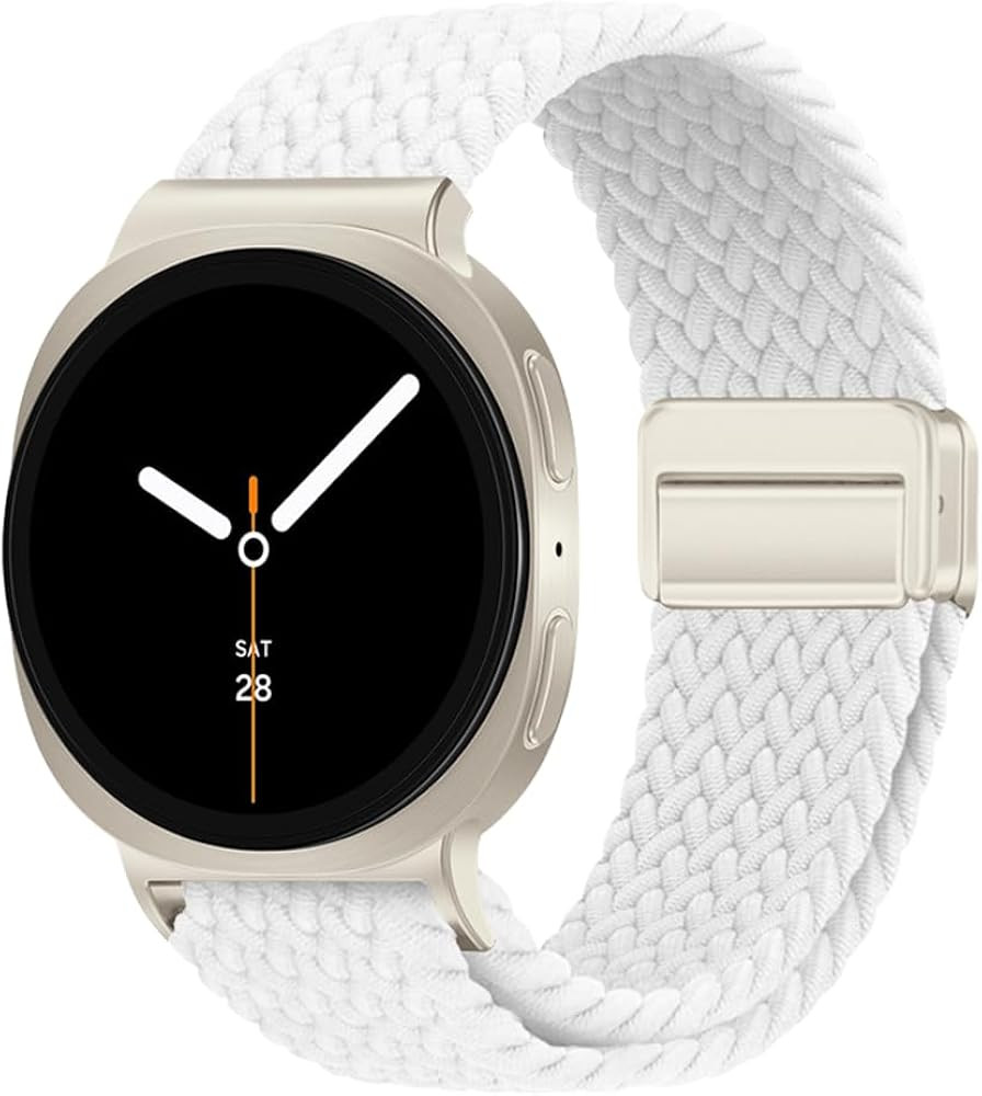 Elastic woven watch band compatible with Samsung Galaxy Watch 8/Watch 8 Classic/Galaxy Watch Ultr... | Amazon (US)