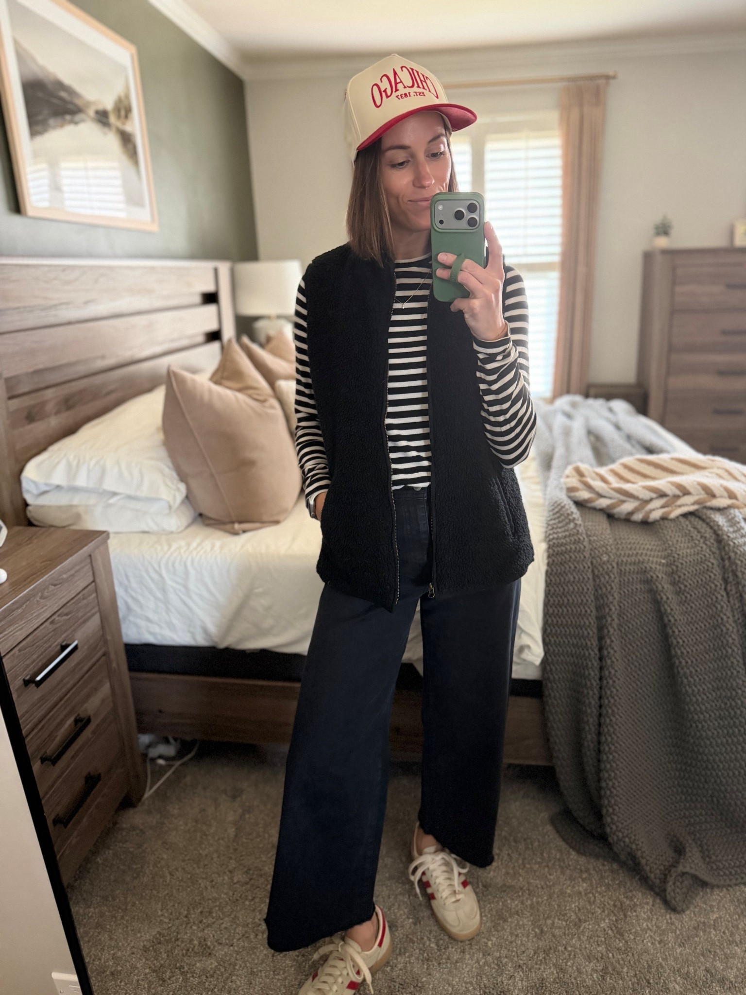 Headed to the Sox opener today! It’s actually not their home opener so we’re heading to Milwaukee! Bonus points for a dome 😉

#LTKootd