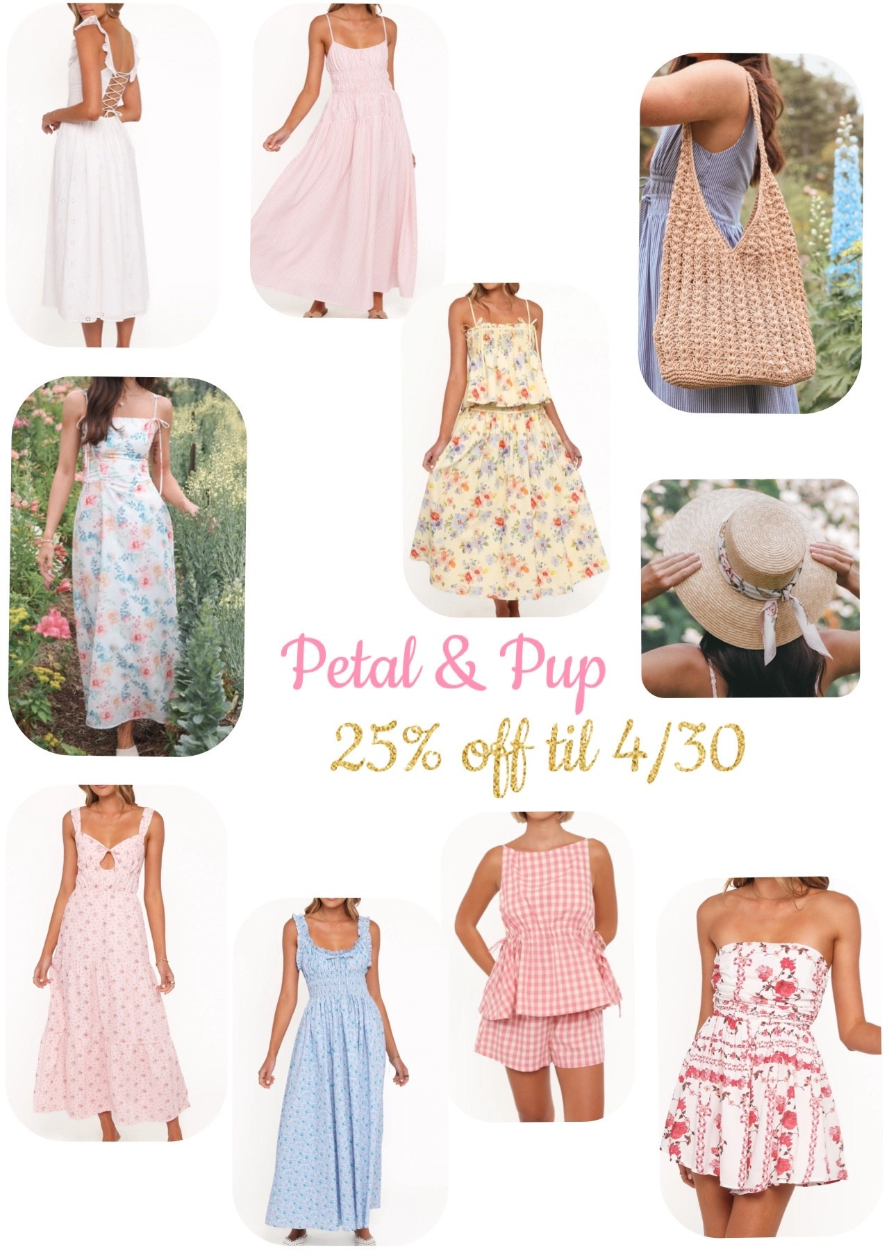 Petal & Pup is 25% off through 4/29! Get all your late spring and summer essentials to look perfect for all your travels, events and fun in the sun this season!

#LTKSeasonal #LTKTravel #LTKootd
