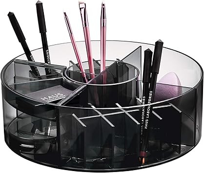 iDesign Customisable Makeup Storage Turntable from the Signature Series by Sarah Tanno, Spacious ... | Amazon (UK)