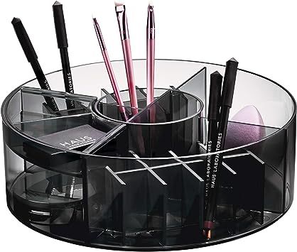 iDesign Customisable Makeup Storage Turntable from the Signature Series by Sarah Tanno, Spacious ... | Amazon (UK)