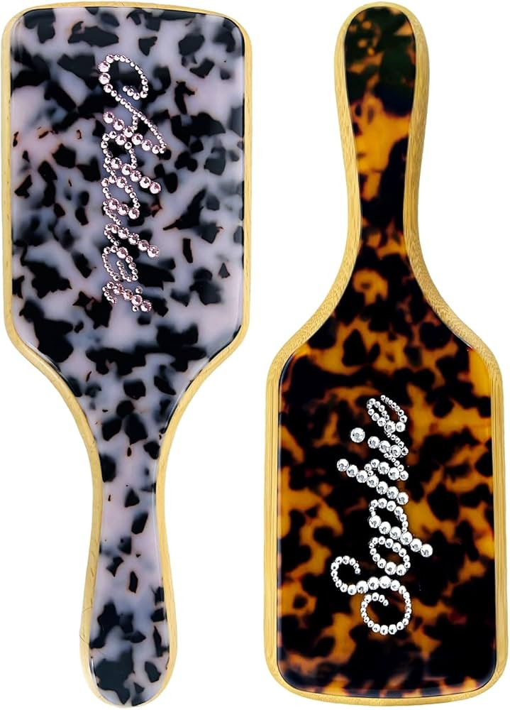 Hair Brushes for Women, Mothers Day Gifts from Daughter Son, Personalized Turtle Color Marble Bam... | Amazon (US)