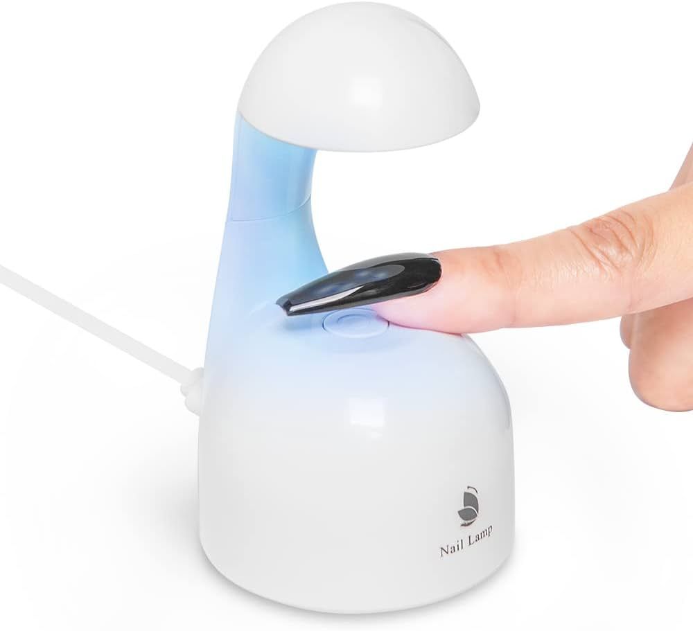 Lotifie UV LED Nail Lamp Mini Nail Dryer uv Light for Nails Tips Gel Glue Gel Nail Polish Nail Ar... | Amazon (US)