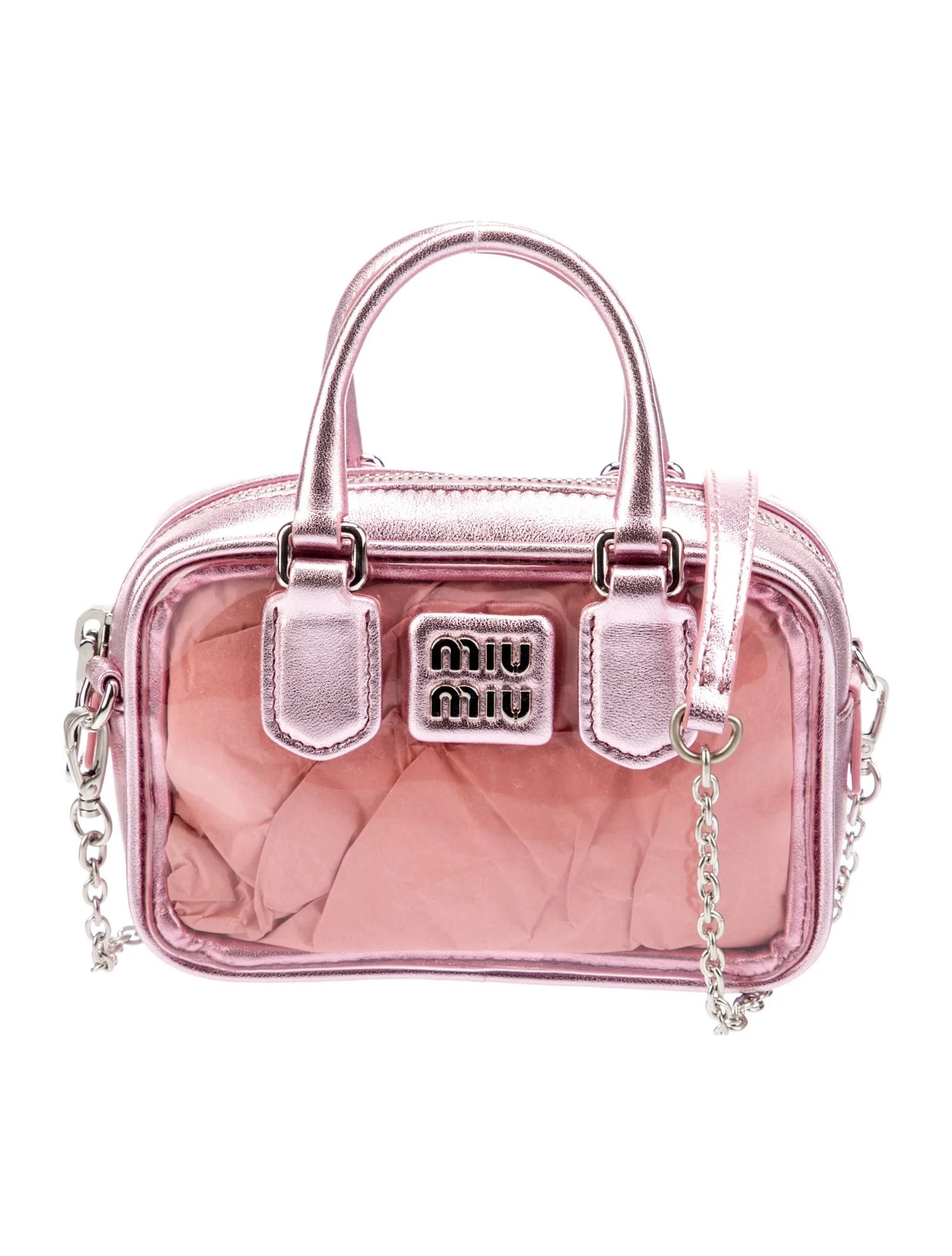PVC Chain-linked Mini Bag | The RealReal