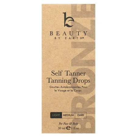 Beauty by Earth Self Tanner Drops for Face Tanner | Walmart (US)