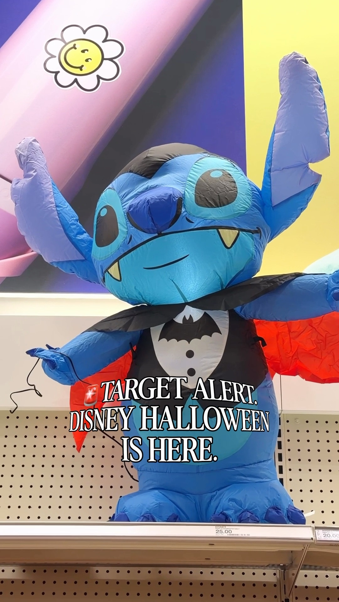 Target, you cannot just put a giant vampire Stitch in the Halloween aisle and expect me to walk away. 😂🎃💙

Disney Halloween is officially hitting Target and this might be one of my favorite finds yet. 👻 

Send this to a Stitch-obsessed person who needs him immediately. 😂 Hurry! He’s sure to sell out quick. 

#targetfinds #disneyhalloween #targethalloween #disneyfinds #stitch

Target Halloween 2026, Disney Halloween at Target, Target Disney finds, Stitch Halloween decor, vampire Stitch, Disney Halloween decor, Target Halloween finds, Disney Target finds, Halloween decor 2026, giant Stitch Halloween inflatable, Disney Halloween finds

#LTKSeasonal #LTKHome #LTKKids