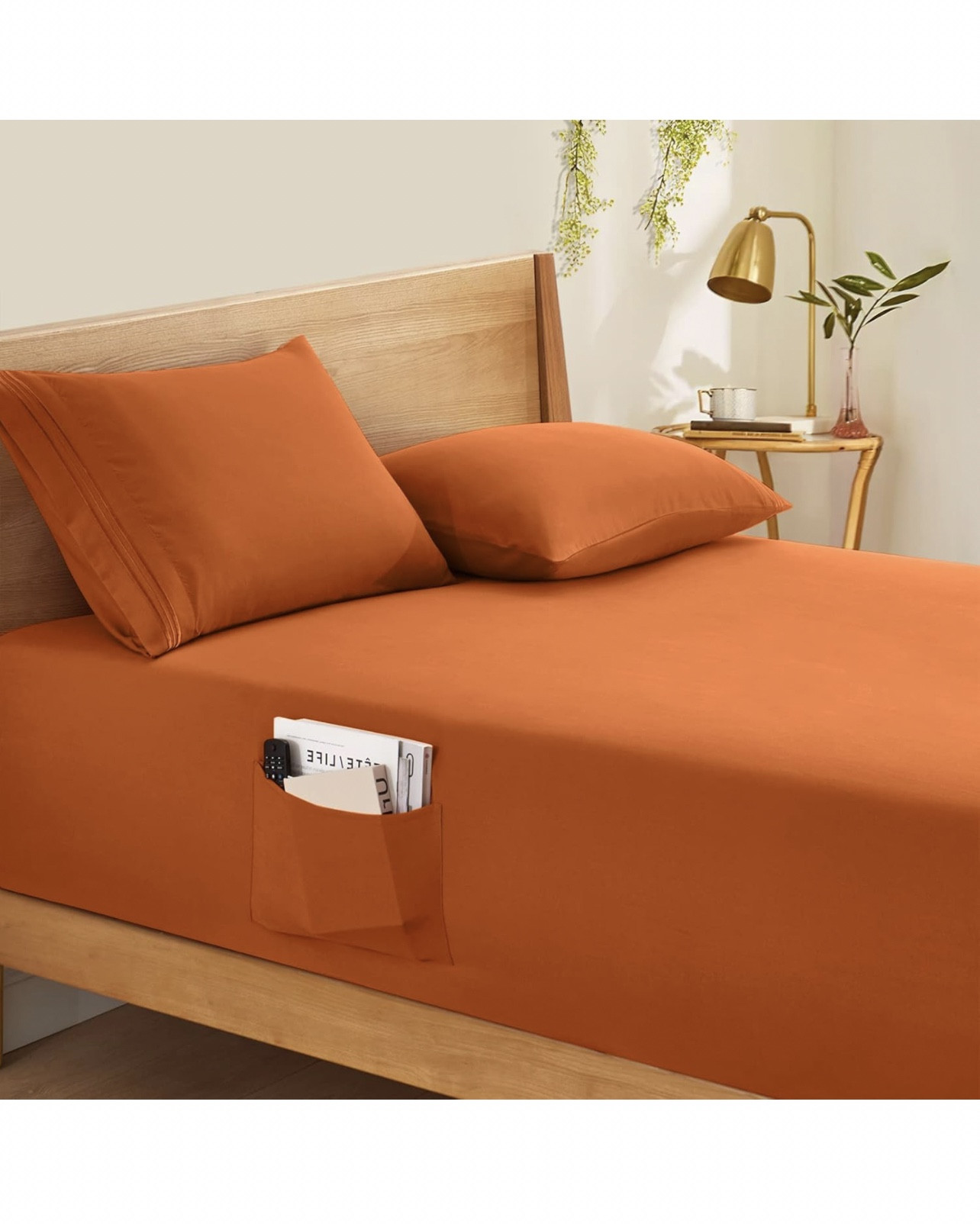 The best sheets + storage pockets 

#LTKFindsUnder50