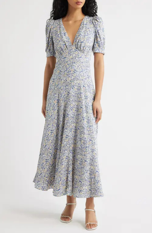Reformation Naira Floral Dress in Dara at Nordstrom, Size 0 | Nordstrom