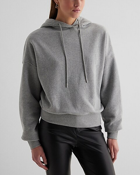 Relaxed Fleece Hoodie | Express