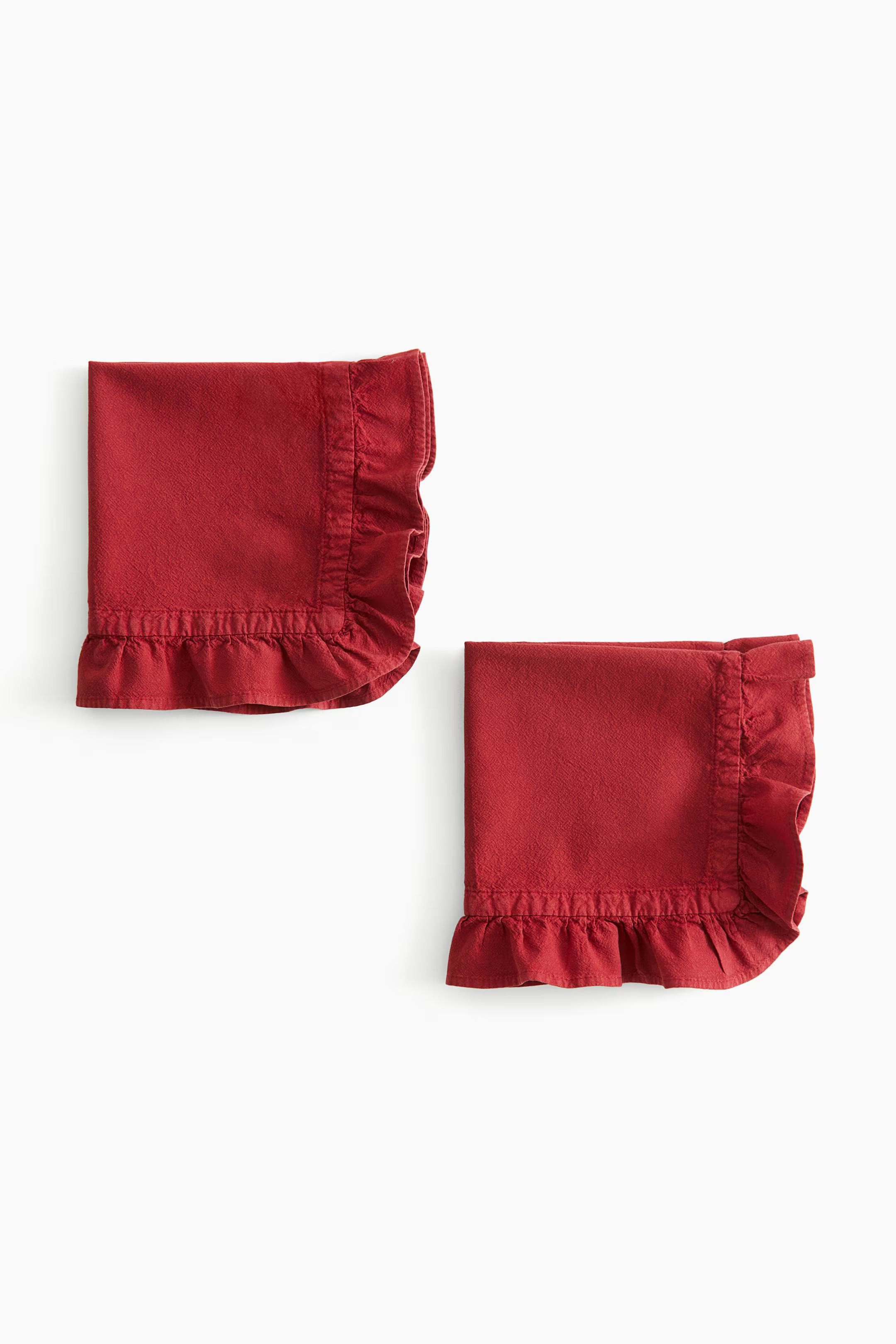 2-pack Ruffle-trimmed Napkins | H&M (US + CA)