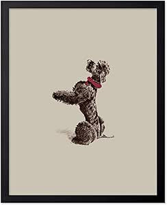 Poster Master Vintage Poodle Poster - Retro Dog Print - Sketch Art - Drawing Art - Pet Portrait A... | Amazon (US)