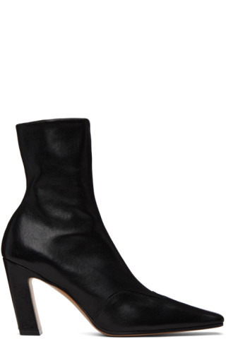 KHAITE - Black 'The Dallas' Boots | SSENSE