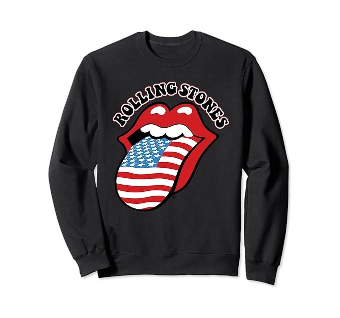 The Rolling Stones USA Tongue Sweatshirt | Amazon (US)