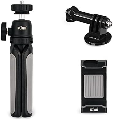 Mini Phone Camera Tripod Selfie Stick Tripod Stand with Smart Phone Clip + Tripod Mount Adapter Tabl | Amazon (US)