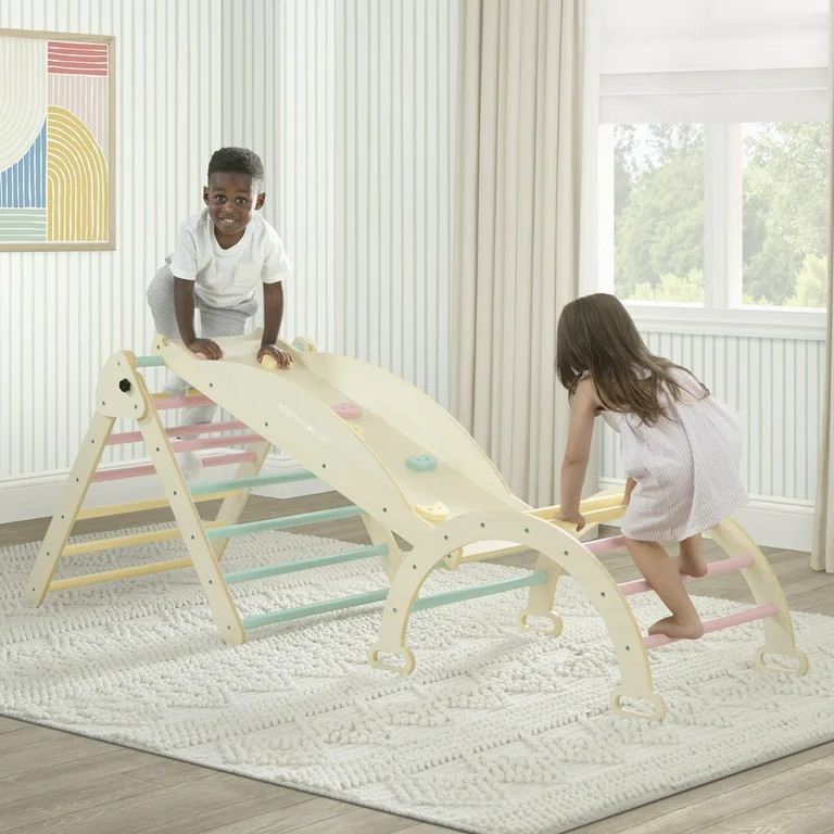 Delta Children Lil’ Climber Gym - Indoor Climbing Gym Playground for Kids - Montessori Toy with... | Walmart (US)