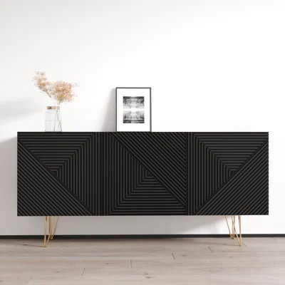 Delford 63" Sideboard with High Gloss Finish | Wayfair North America