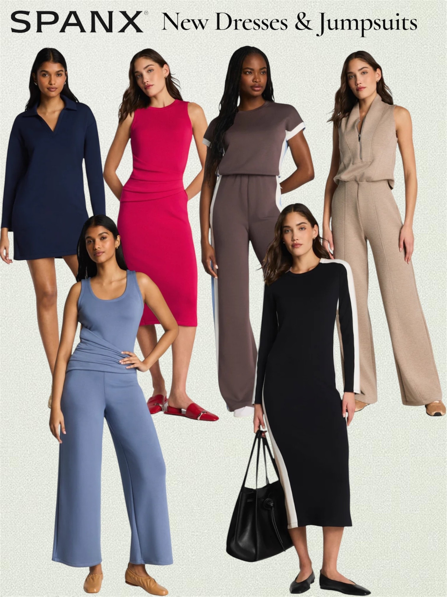 Spanx new dresses and jumpsuits. 


#LTKSpringSale #LTKActive

#LTKSeasonal #LTKWorkwear #LTKSaleAlert